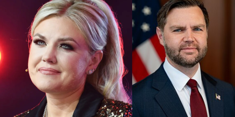 JD Vance and Erika Kirk