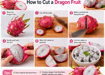 How to Cut a Dragon Fruit