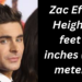 zac efron height
